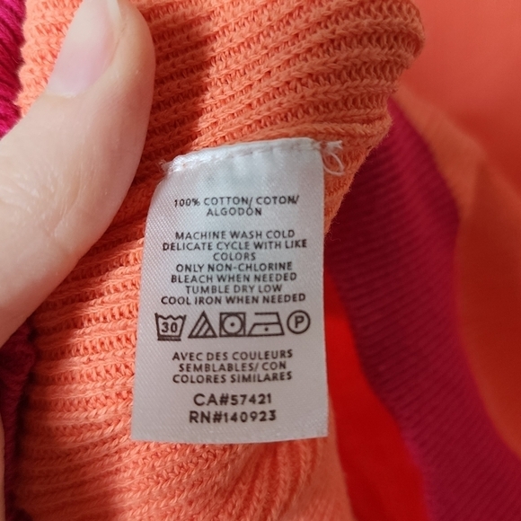 LOFT Color Block Sweater Vest M - Picture 5 of 6